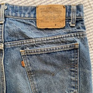 Vintage cut off Levi's 36/32